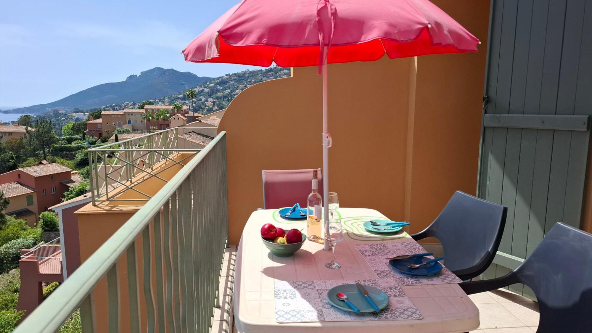 Ferienwohnung Rochemarine Panoramic Théoule-sur-Mer Exterior foto